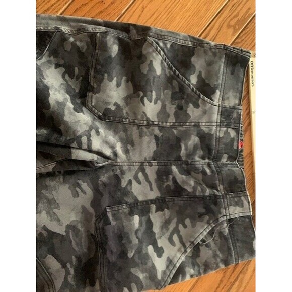 Spanx Women Sz Large Gray Camo Stretch Twill Cargo Jogger Size - Picture 9 of 14